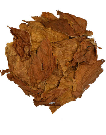 Feuilles de tabac écotées de burley brun - 69.90 euros le kilo.